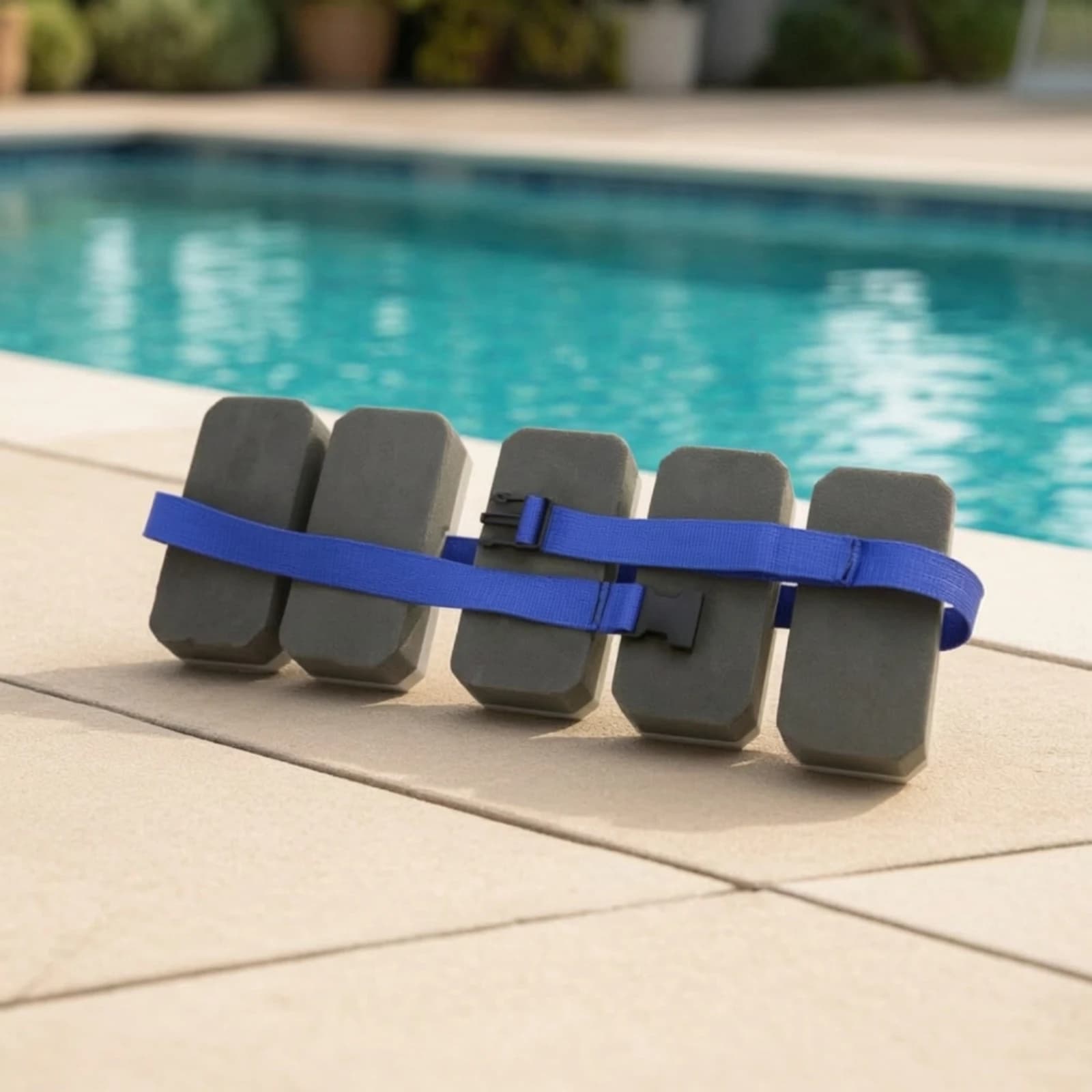 Swim Belt with Foam Blocks Compact Waist Floatation Belt with Adjustable Strap Waist Buoyancy Aid Long-Lasting Safe