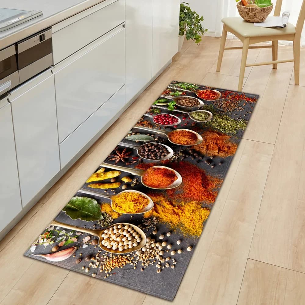 Tappetino da cucina moderno Ingresso casa Zerbino Corridoio Camera da letto Soggiorno Decorazione Tappeto da pavimento Balcone Bagno Tappeto lungo antiscivolo