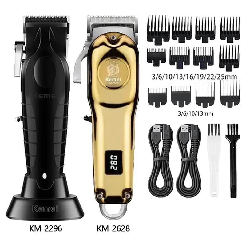 Kemei Km-2296 Km-2628 Km-2024 Electric haircuts for men Haircut cutter Set Clippers for haircut kit Trimmer