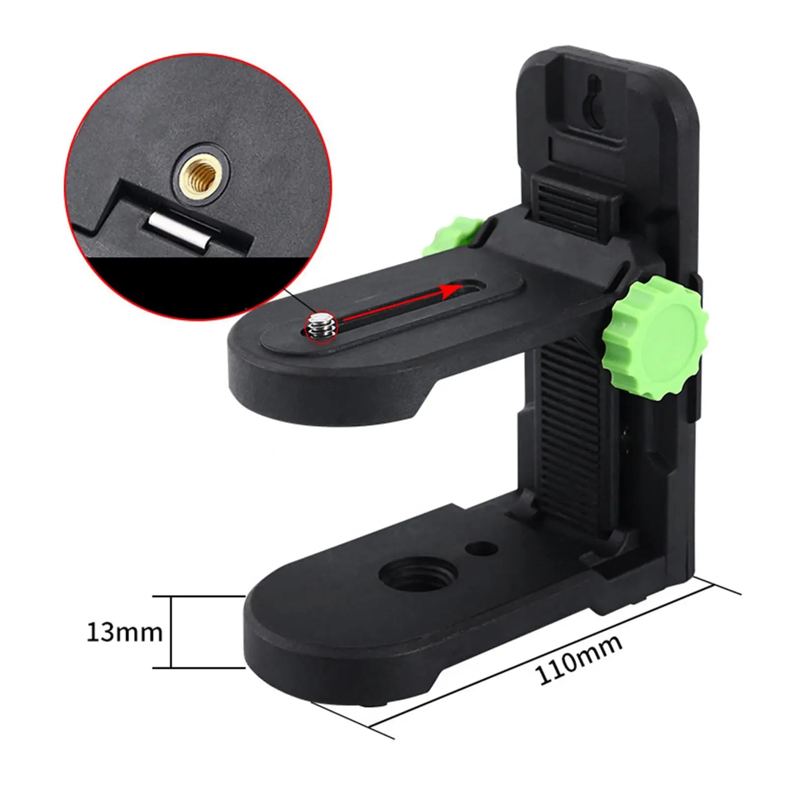 Professional Wall Level Bracket Height Adjustment Magnetic Level Tool for Home Renovation Precise Measurement