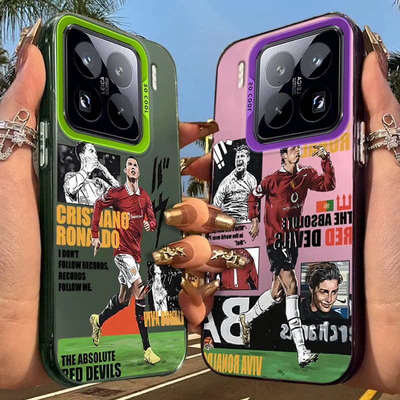 CR7 Frosted Case for Xiaomi Mi 15 14 14T 13 13T 12 12T 12X 12S 11 Lite POCO F6 F5 X6 X5 X3 M6 Pro 5G 4G M5S Acrylic Hard Cover