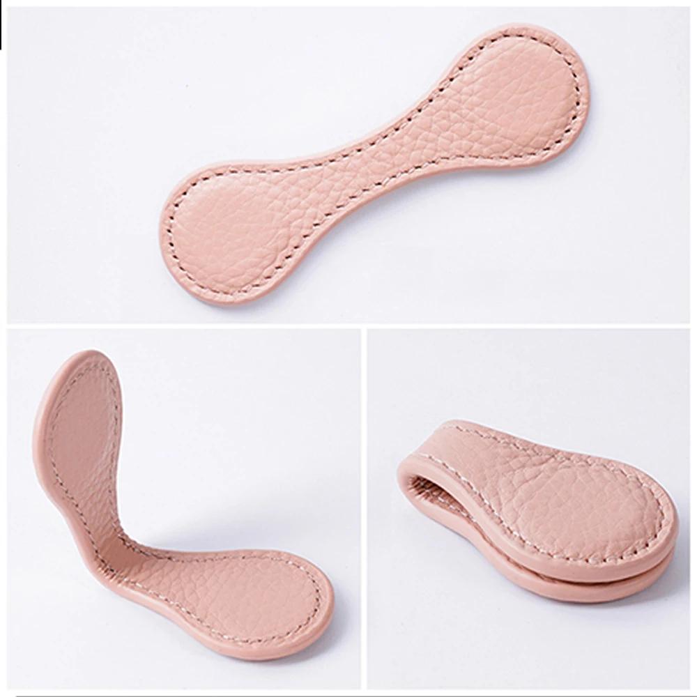Clip segnalibro magnetico a doppia faccia in vera pelle, realizzato a mano in pelle di vacchetta, decorazione carina per diario, quaderno, agenda, accessori di cancelleria