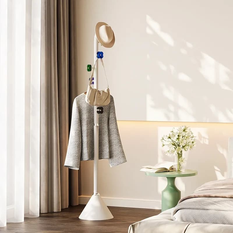 Metal Coat Racks Art Creative Rack Coat Stand Floor Clothes Hanger Bags Shelf Modern Clothes Hanger Rack Living Room Furniture