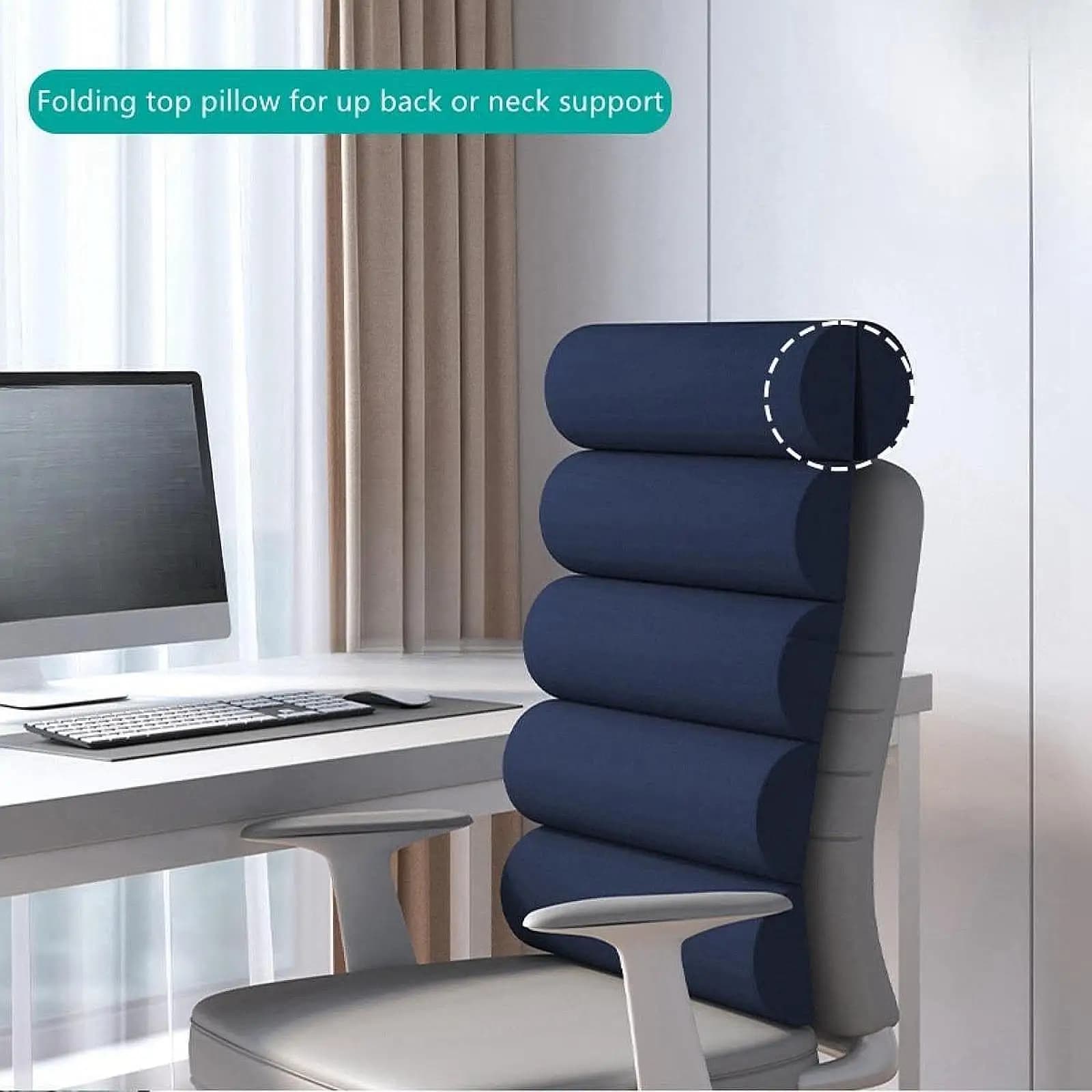 Cuscino di Supporto Versatile con Chiusura a Cerniera e Nucleo in Memory Foam, Accessori