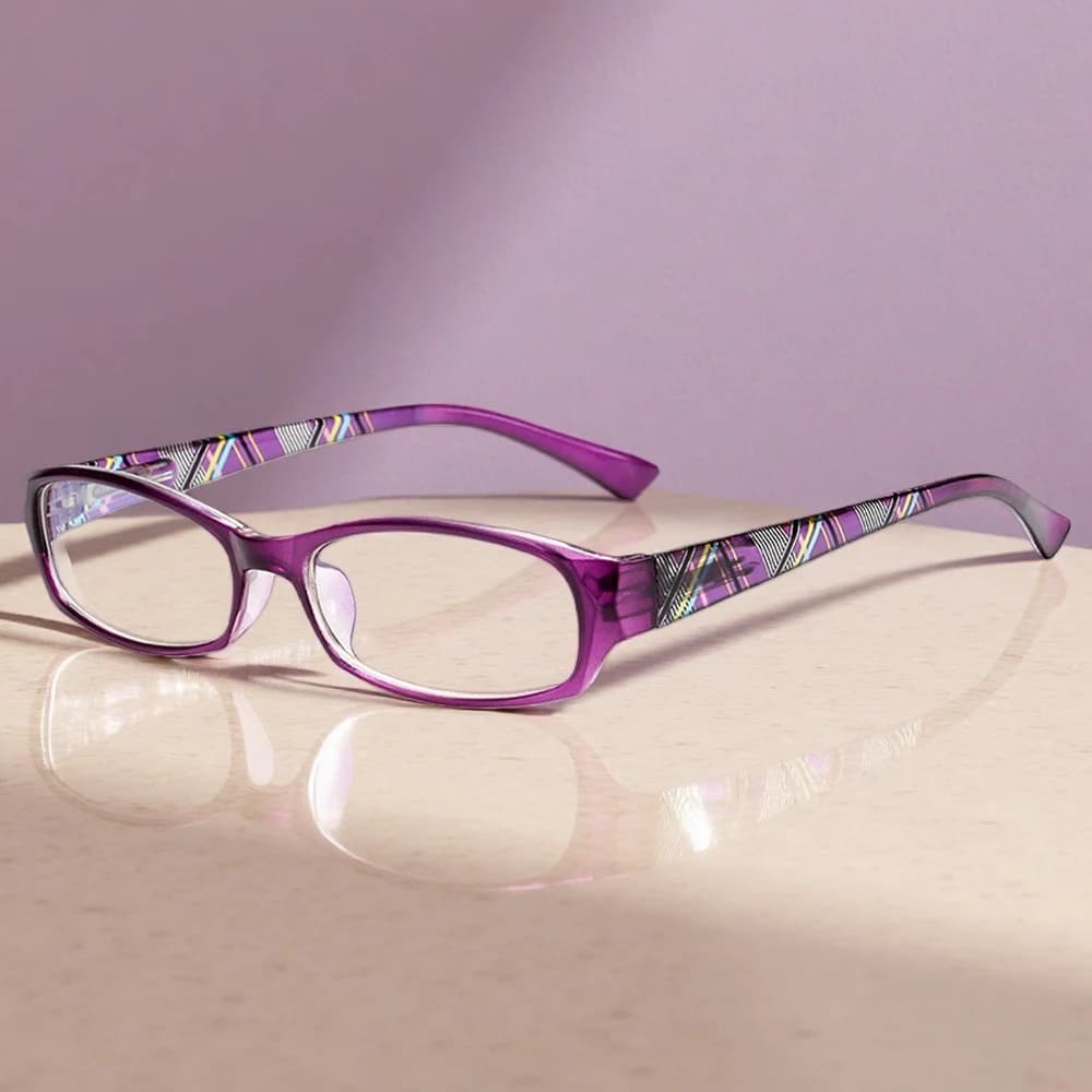 Light Weight Small Reading Glasses Women Fashion Presbyopic Glasses For Ladies Trendy Anti-blue Light Eyewear