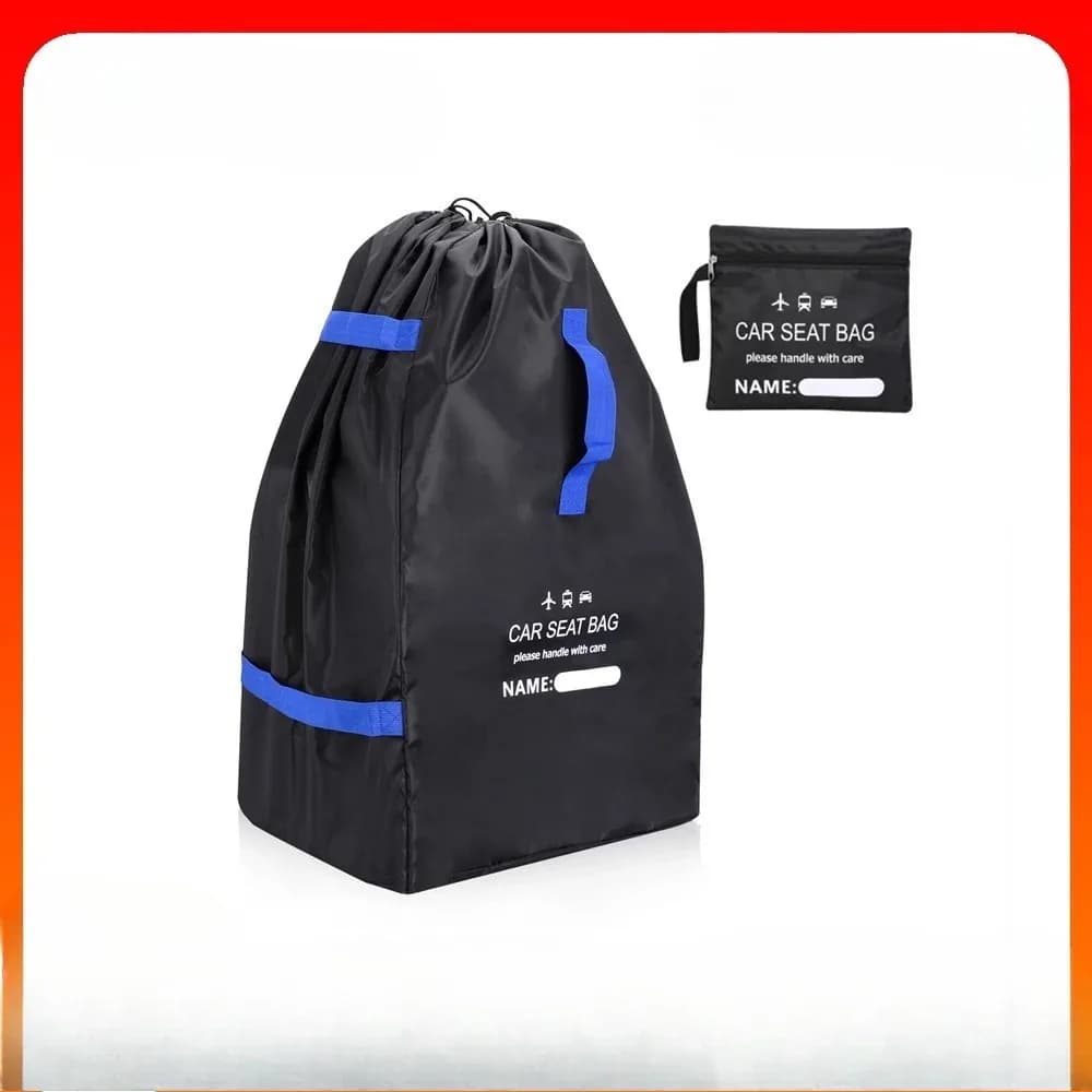Borsa per seggiolino auto Zaino Borsa portaoggetti universale per seggiolino auto per cancello aereo Borsa da viaggio grande e durevole per seggiolino auto con cinghie