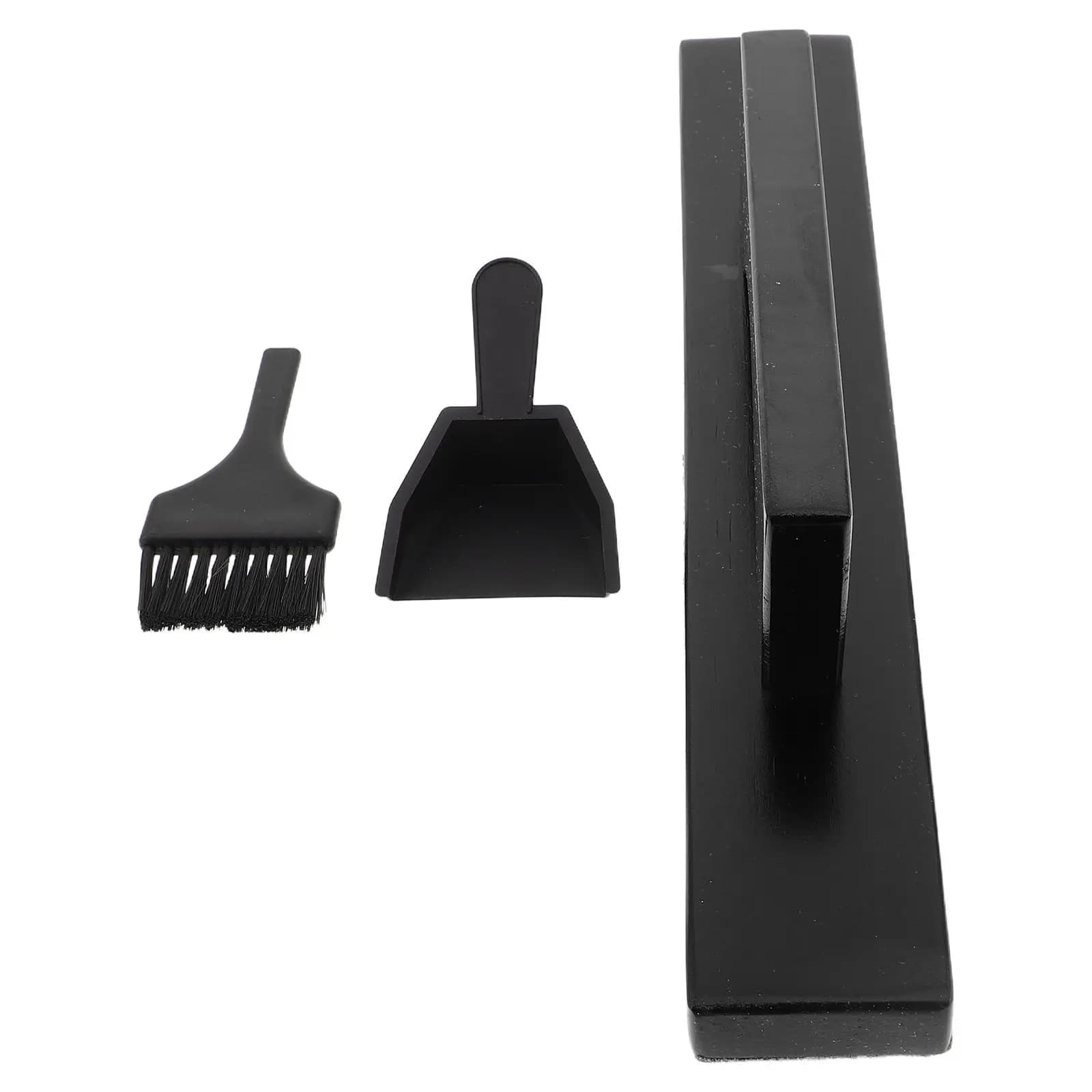 Professional Cleaning Kit for Shuffleboard Table: Brush, Shoe and Palette in Ecological Materials Without Odors to Remove Efficacyly Powder and Debris