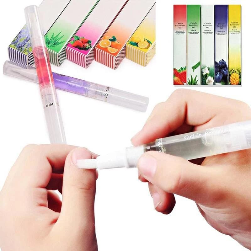 Pen Oil Nutrient for Nails 9 Fragrances, Regenerating Oil for Cuticol, Prevention and Nail Care, Nutrient Pen for Skin