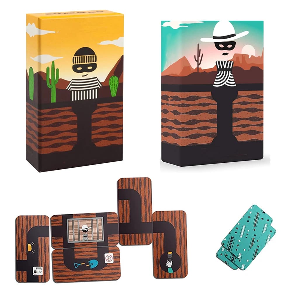 Bandida Card Puzzle Game Bandido Gioco da tavolo Divertente gioco di strategia per giochi di famiglia Gioco cooperativo notturno 1-4 giocatori