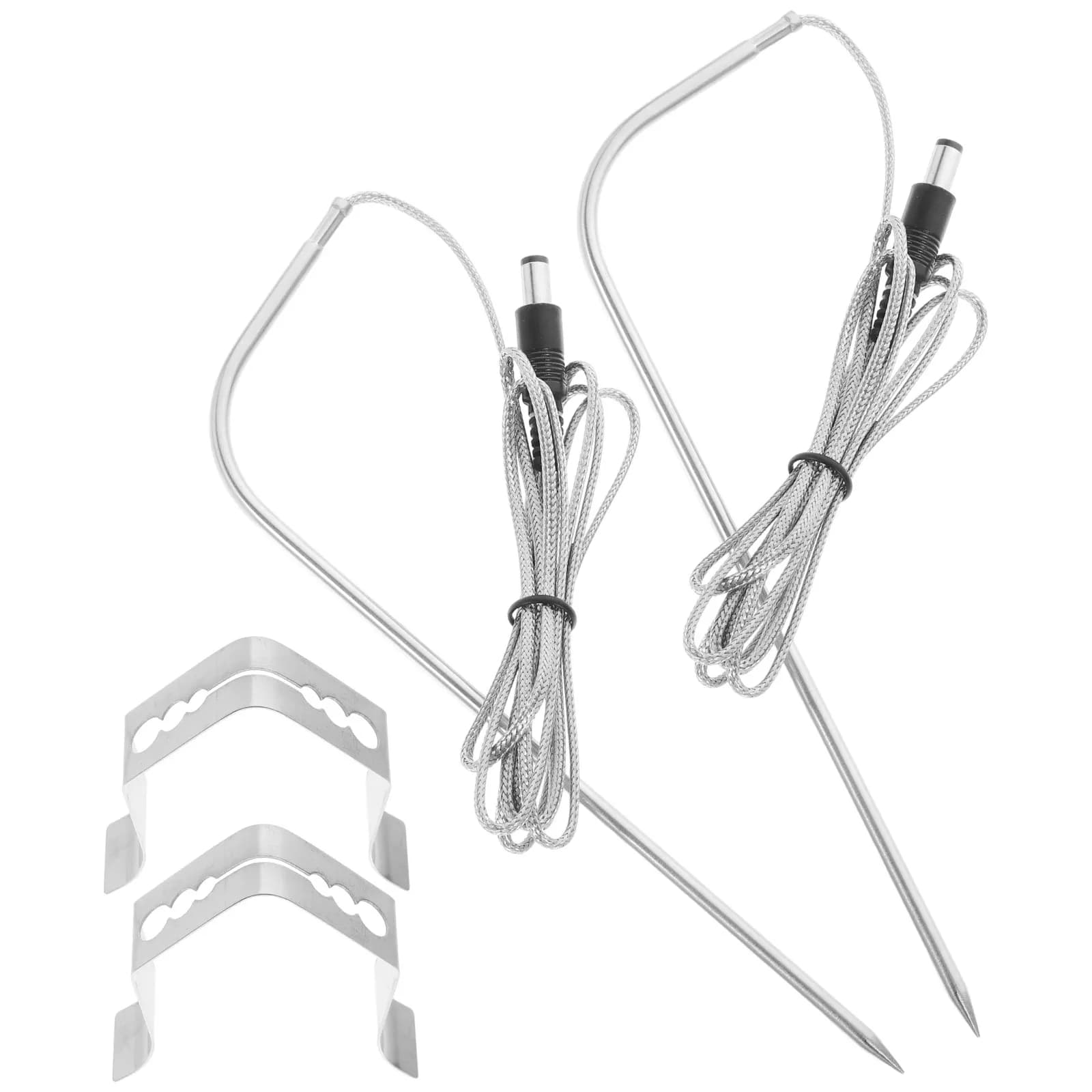 Set di 1 Termometro da Cucina con Sonda per Carne, per Barbecue, Grigliate, Campeggio, Forno, Friggitrice ad Aria, Cottura della Tacchino
