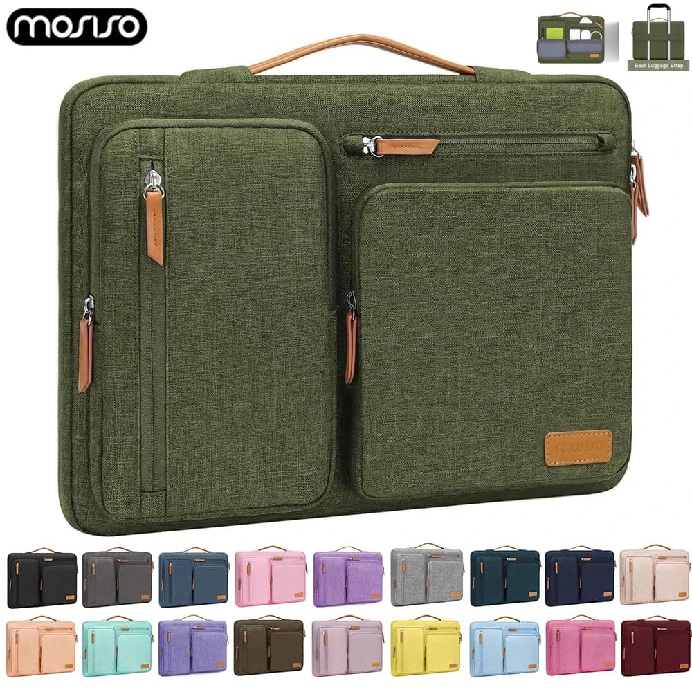 Borsa per laptop per MacBook Air Pro 2025 9 10 11 12 13 14 15 16 17 pollici HP Asus Dell Valigetta per computer Custodia per tablet