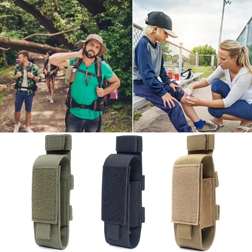 MOLLE Custodia per laccio emostatico in nylon Cesoie per traumi Borsa per riporre EMT Custodia per cintura EDC Fondina per torcia Custodia per forbici mediche Molle