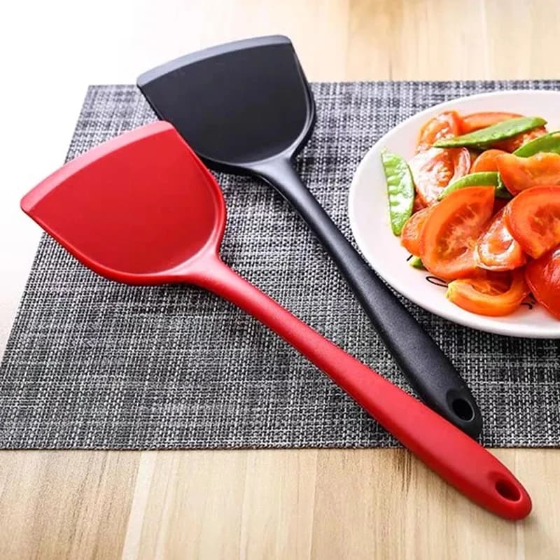 Spatola in silicone addensato Utensili da cucina Spatola antiaderente resistente alle alte temperature Spatola da cucina Spatola cinese in silicone