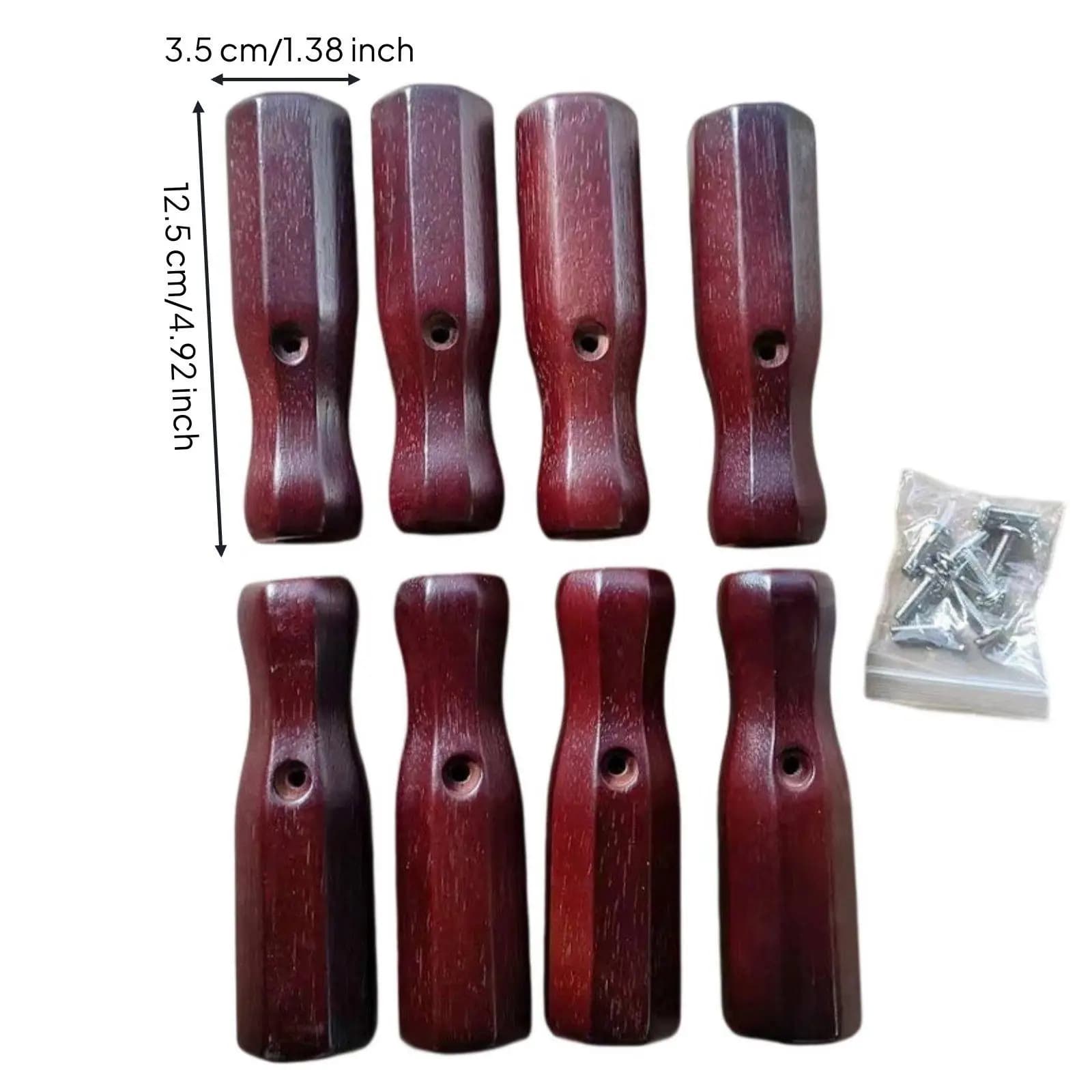 Set of 8 Wooden Table Football Handles, Easy to Assemble for Sale