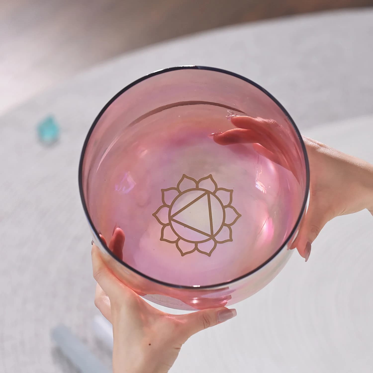 Crystal Alchemy Singing Bowl Transparent Singing Bowl Alchemy Clear Quartz Crystal Singing Bowl