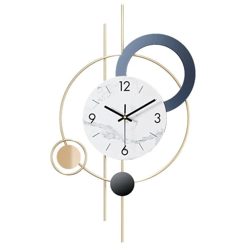 Nordic modern light luxury three-dimensional creative living room wall decoration silent wall clock bedroom dining room clock