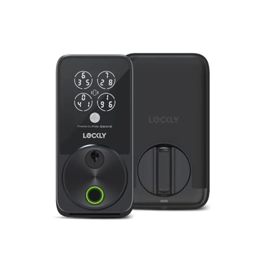 Serratura Intelligente per Porta d'Ingresso con Impronta Digitale, Accesso Senza Chiave, Serie Secure Pro Zeno, Wi-Fi Integrato, Chiusura Automatica, Controllo Remoto tramite App