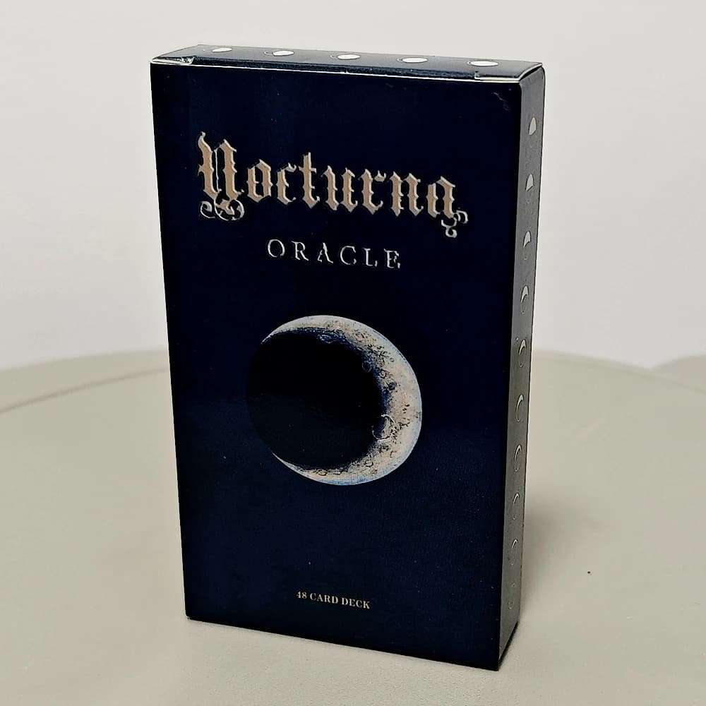 Mazzo Oracle Nocturna da 10,3 * 6 cm 48 carte Oracle da pezzi