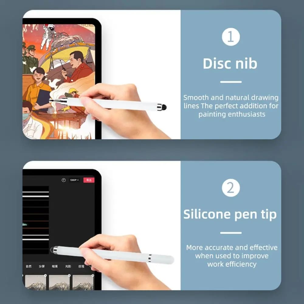 5 pezzi universale multifunzione per Android Ios penna stilo in plastica penna da disegno capacitiva per tablet penna touch per schermo mobile