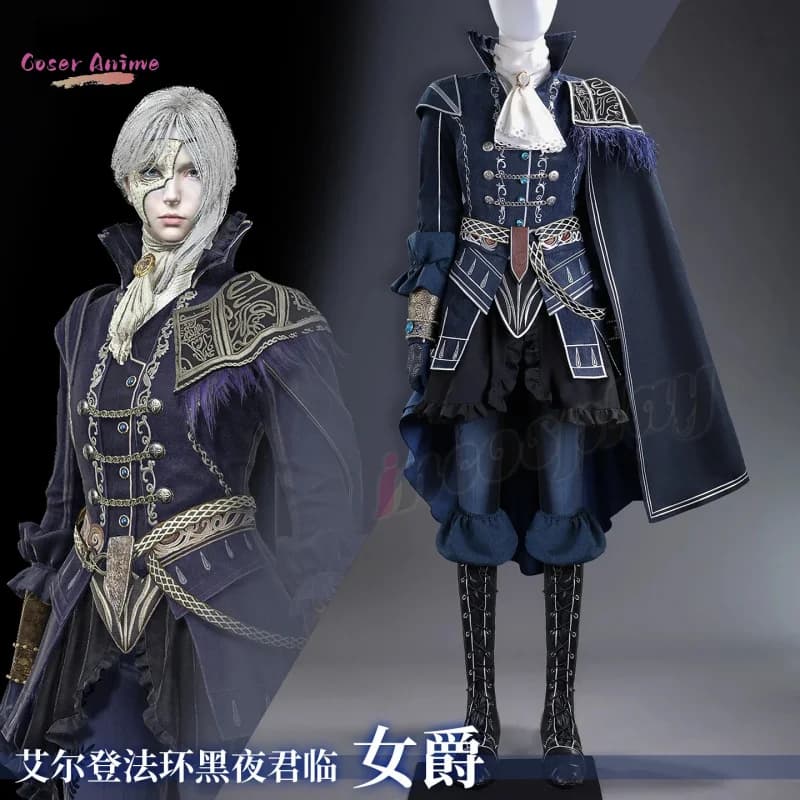 Costume cosplay duchess Elden Cos New Ring Halloween Christmas Role Games Comic Party Size S-3XL Plus Size Darkness