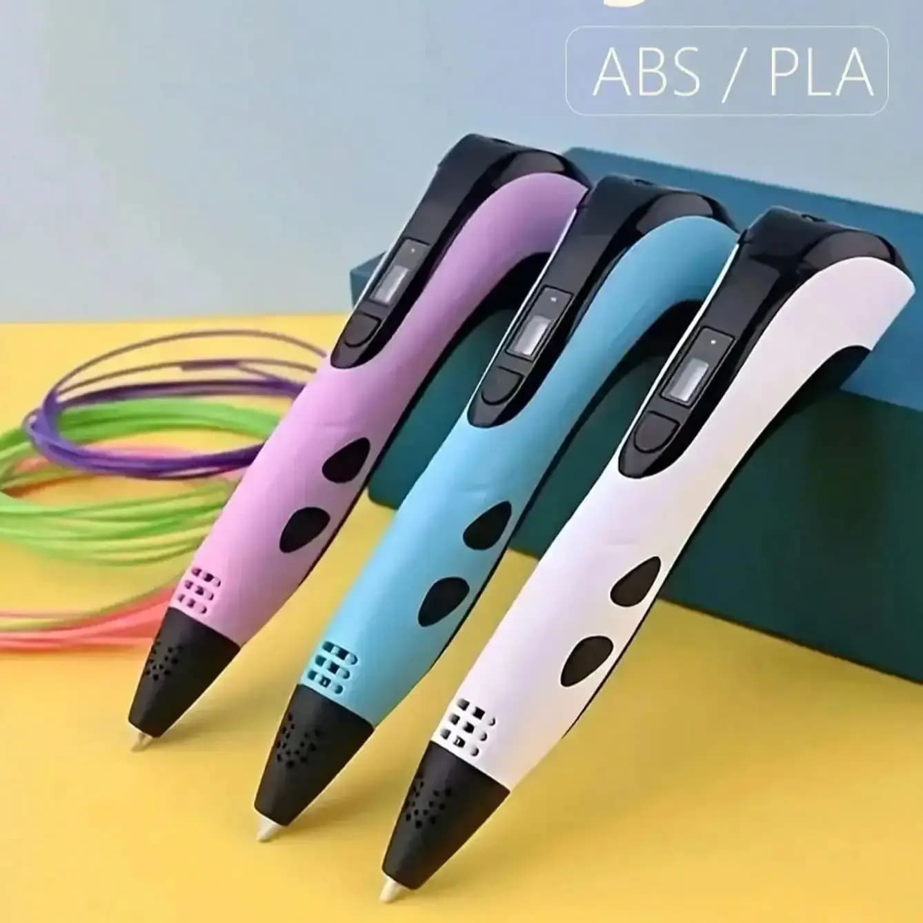 High Quality 3D Printing Pen With Filament Options PLA 9m/25m/50m/100m Creative Painting Tool for 3D Model Design Christmas Gift