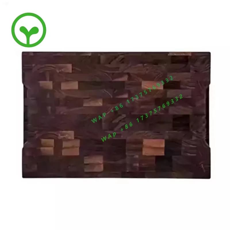 【specialized】 Luxury Flexible Butcher Block Large End Grain Black Walnut Cutting Board For Kitchen With Juice Groove