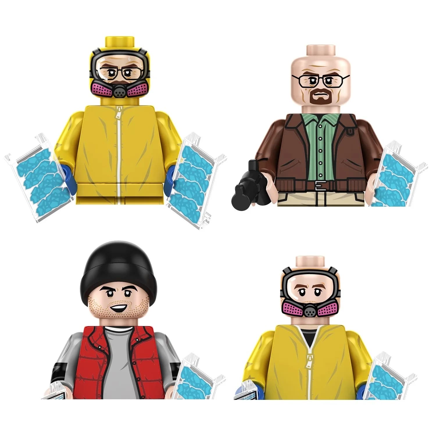 Set di Blocchi da Costruzione TP1055 Breaking Bad con Mini Action Figure di Walter White