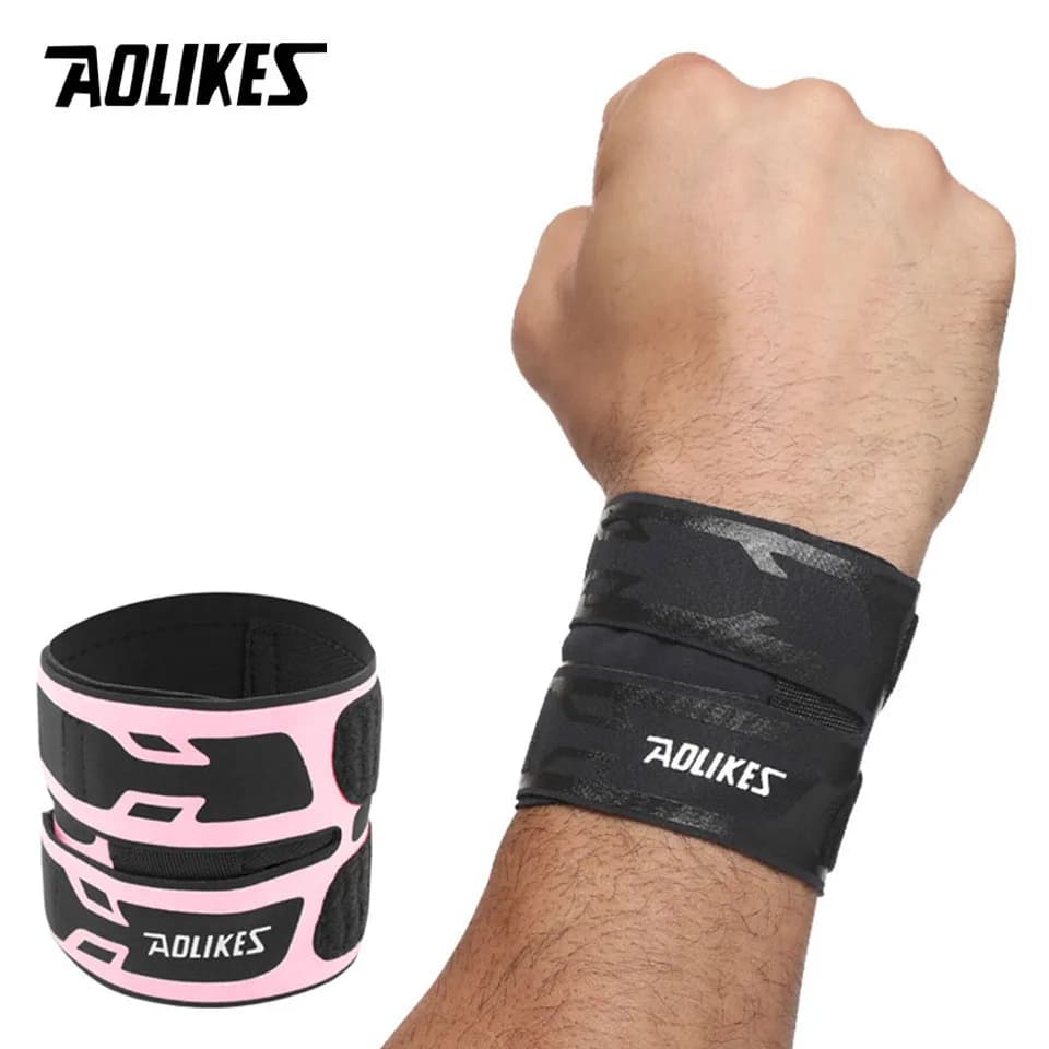 AOLIKES 1 pz tutore per polso, cinturini da polso a compressione ultrasottili supporto per polso per allenamento sollevamento pesi tendinite distorsioni
