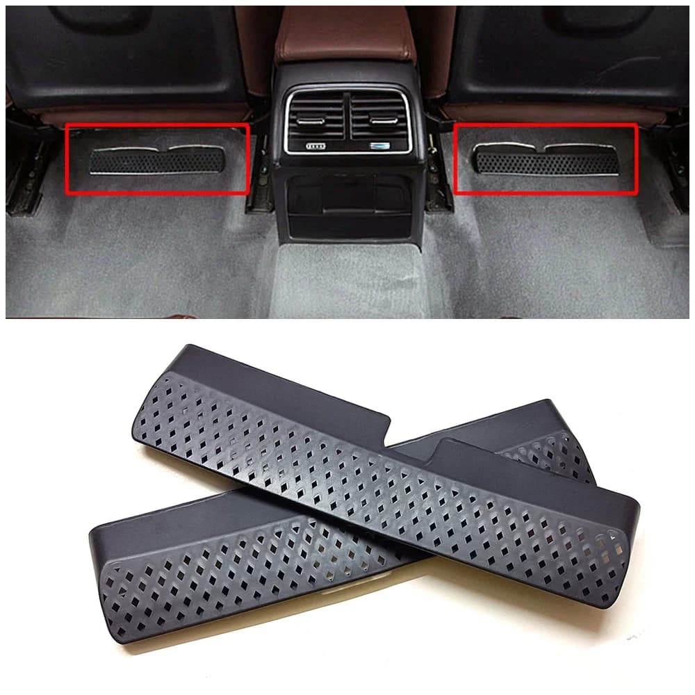 Per Audi A4 B8 2007-2016 sotto il sedile pavimento posteriore AC riscaldatore condizionatore d'aria condotto di sfiato copertura griglia uscita copertura Trim