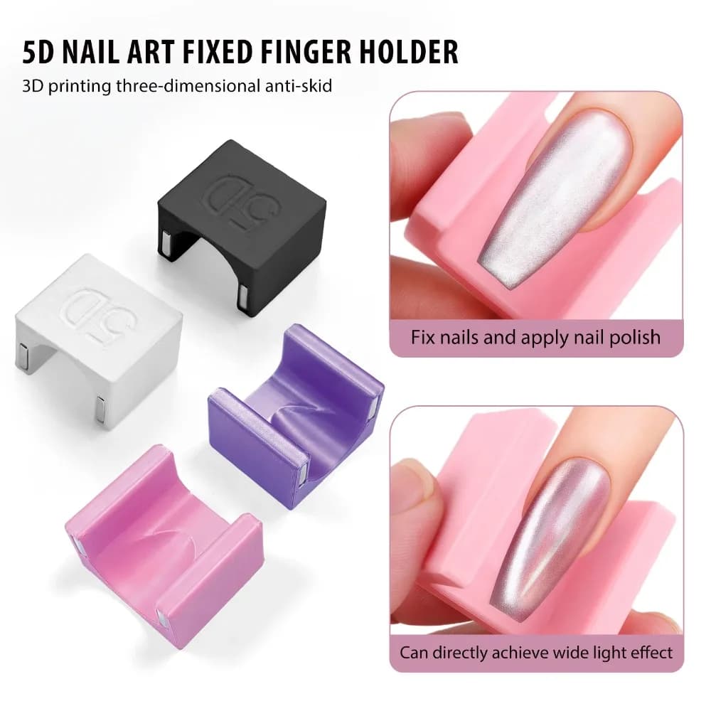 Set Professionale di Strumenti per Nail Art con Magnete UV Effetto Occhio di Gatto 5D, Kit per Smalto Gel Magnetico Francese