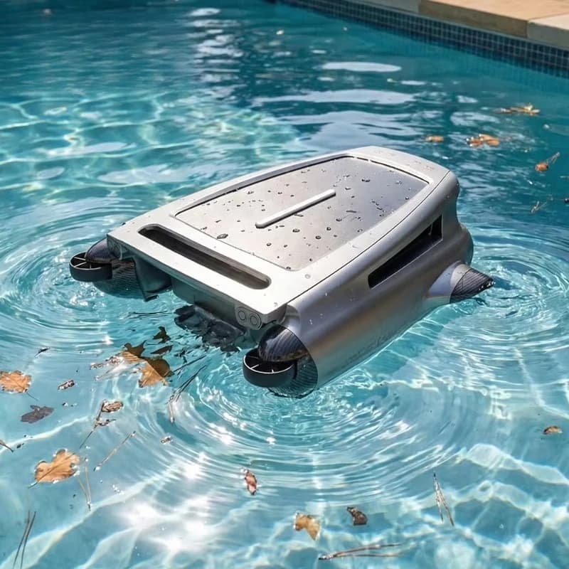 Wireless Automatic Pool Cleaner Robot for Home Use, Smart Pool Vacuum Ensuring Clean and Clear Swimming Pool Water Easily