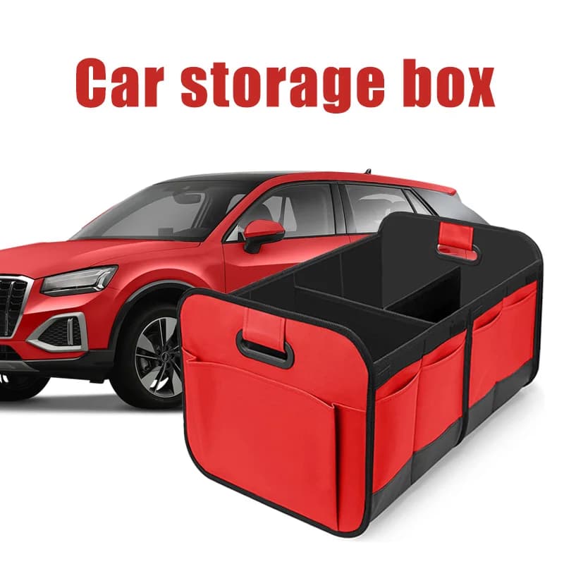 Organizzatore della scatola di immagazzinaggio del bagagliaio dell'auto Borsa pieghevole per contenitore per riordino per Tesla Model 3 Model Y Model X Model S Accessori