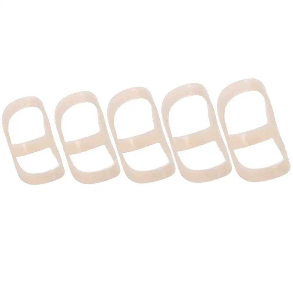 Manicotto ad anello Stecca per dito ovale Stecca per dito ovale impermeabile Supporto per polsino per dito Stabilizzatore per articolazione del dito della pelle Riduce il dolore