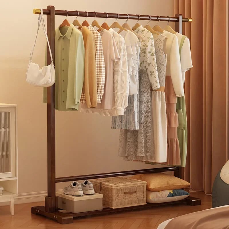 Appendiabiti da terra per la casa, da camera da letto, per vestiti da notte, ideale per case in affitto