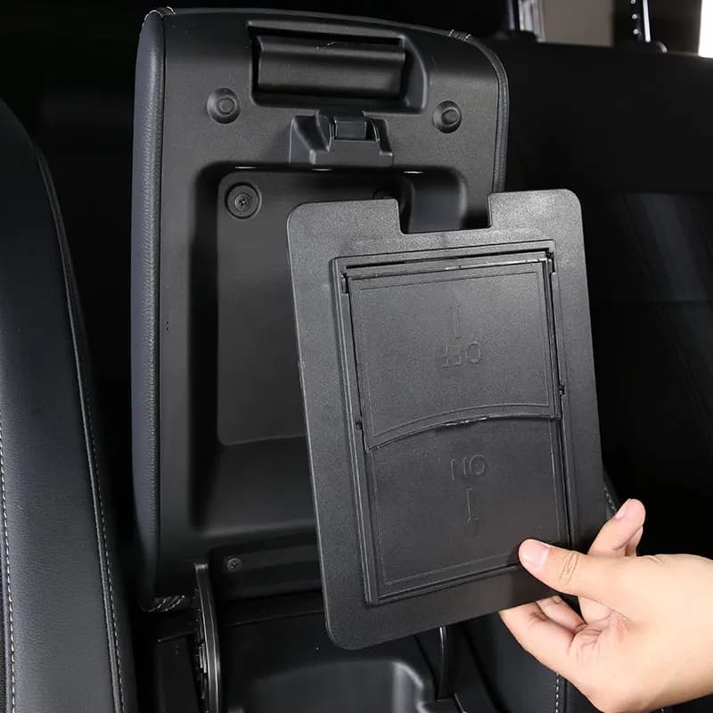 For Honda Civic 11th 2022 ABS Black Car Central Control Armrest Box Hidden Storage Box Privacy Storage Box car accessories