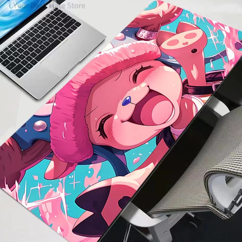Tappetino per mouse da gioco Happy Smiling Chopper Extended, impermeabile e antiscivolo
