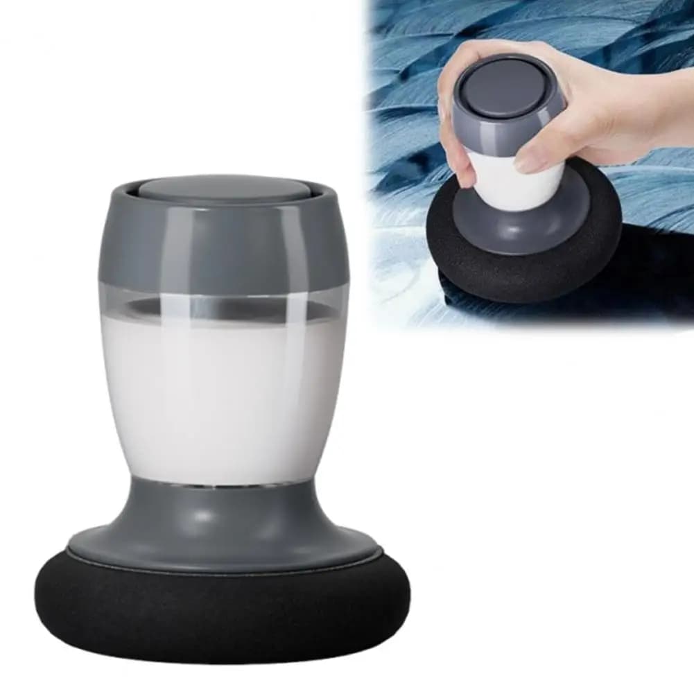 Spugna per ceretta per cera per manutenzione auto con manico ergonomico Tampone per applicatore automatico di cera per erogazione di liquidi