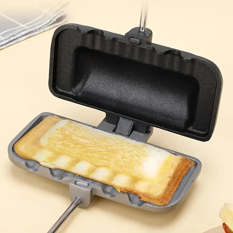 1 pcs Breakfast Sandwich Maker Double-sided Non-stick Hot Dog Tostapane Panini Presse for Pancake Fritte Toast