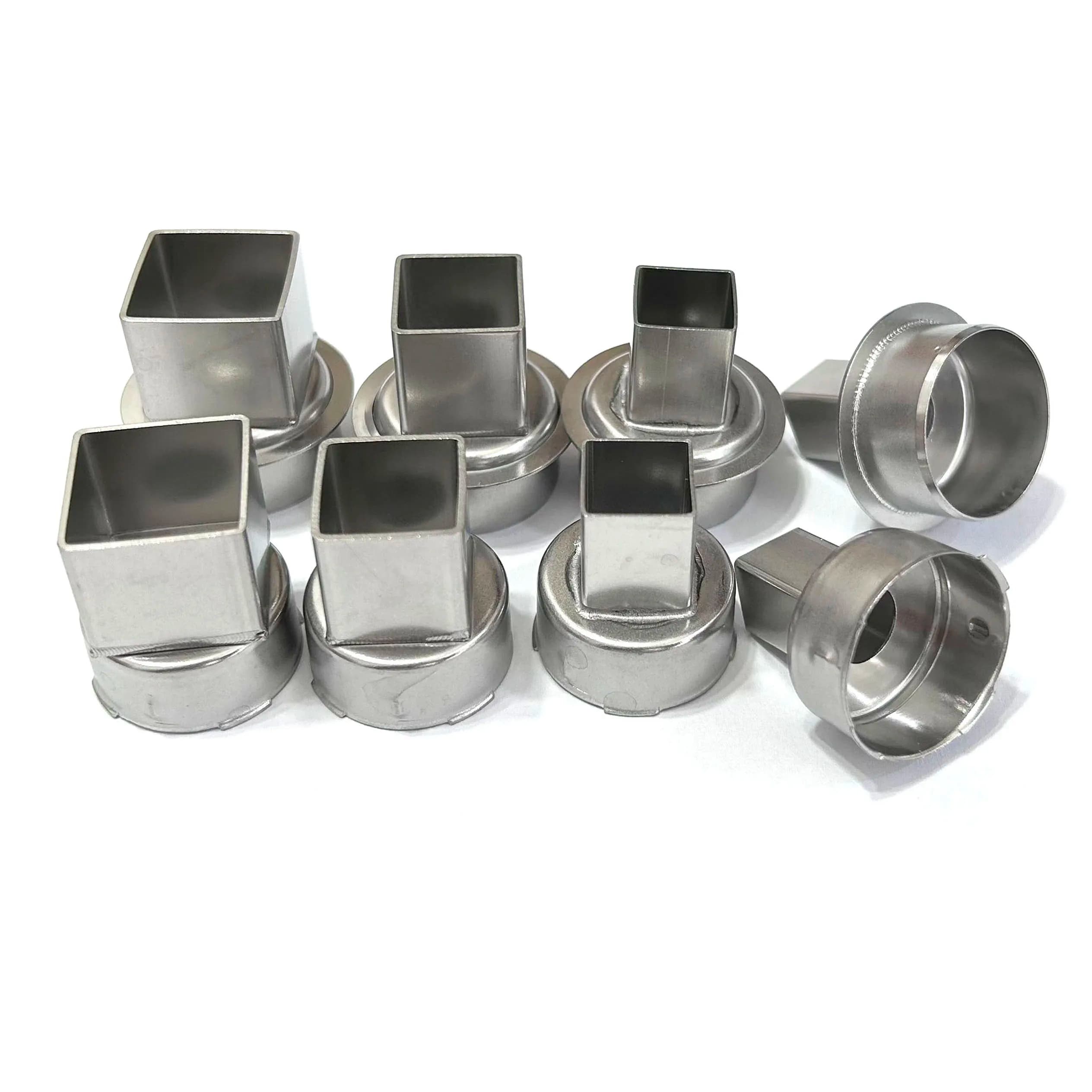 4PC 10x10,12x12,15x15,18x18mm Heat Gun Nozzle For Atten QUICK CONSTANT 861DW,2008 861X 2020+ BGA Rework Station Replacement Tips