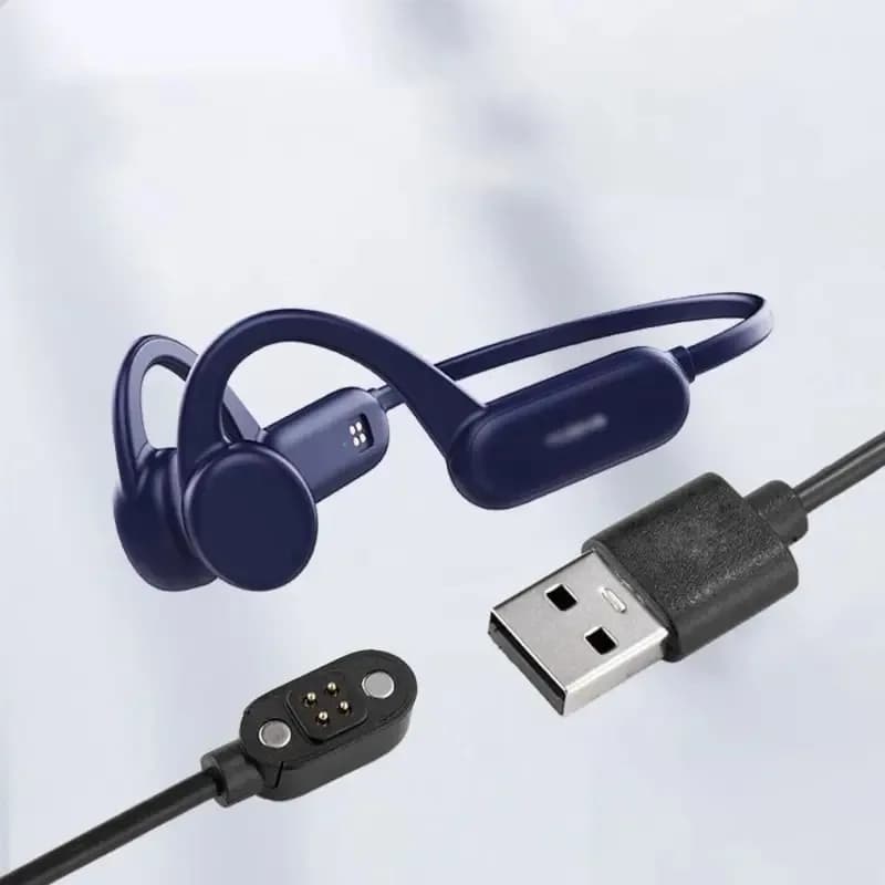 Caricatore per auricolari a conduzione ossea magnetica Cavo di ricarica impermeabile USB Caricatore per cuffie wireless 5V 1A per YUANS X7/X8/X18pro