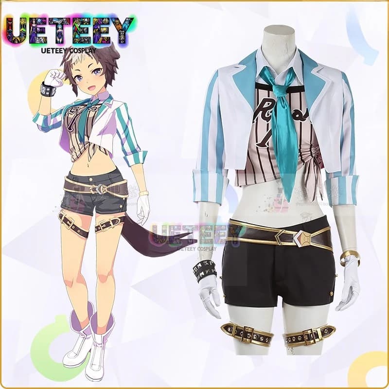 UETEEY COS Uma Musume Cos Mejiro Dobert Mejiro Ryan Abbigliamento sportivo