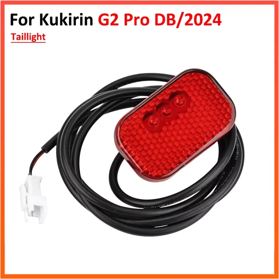 Luce posteriore originale per monopattino elettrico Kukirin G2 Master, luce posteriore per G2 Pro, luce freno posteriore OEM, ricambio.