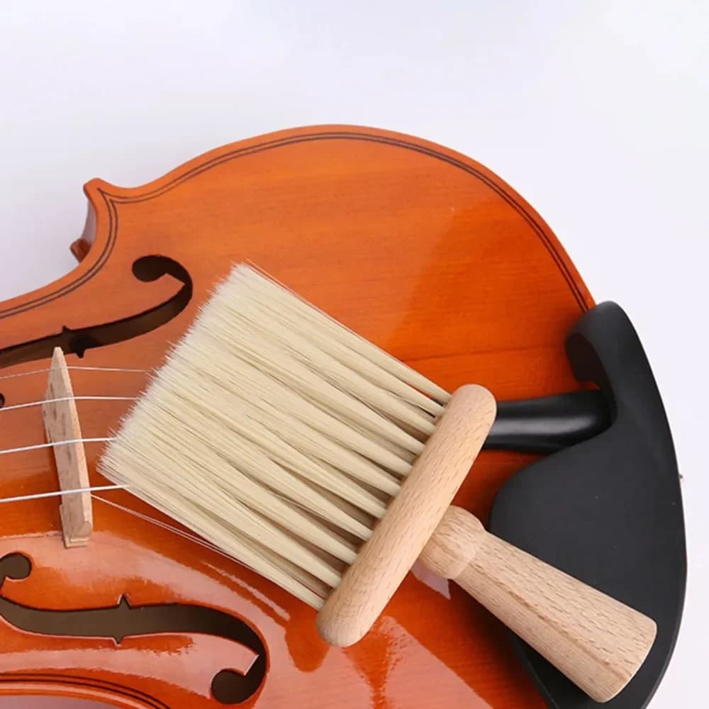 1 PC setole morbide spazzola per violino ukulele Guzheng detergente per chitarra strumento di pulizia per accessori per chitarra per strumenti musicali