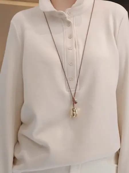 Felpa con cappuccio di grandi dimensioni da donna Faion Casual Sle f Colletto con bottoni Abbigliamento interno Base irt Top invernale lungo lavorato a maglia Sve