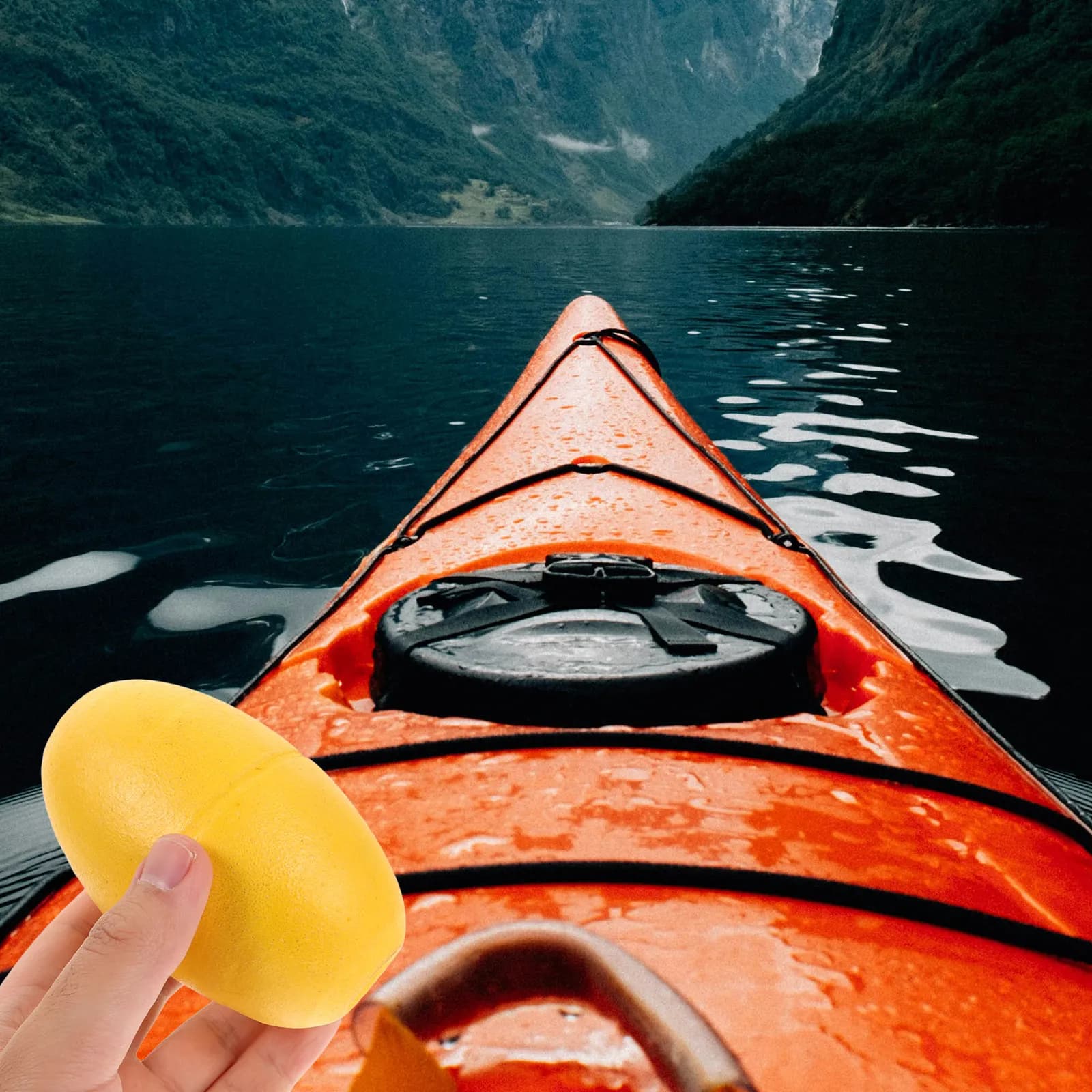 2 Pezzi Galleggianti per Kayak con Corda, Ancoraggio per Barca, Galleggiante Ovale per Acqua, Boa Marina, Accessorio per Ancoraggio da Pesca