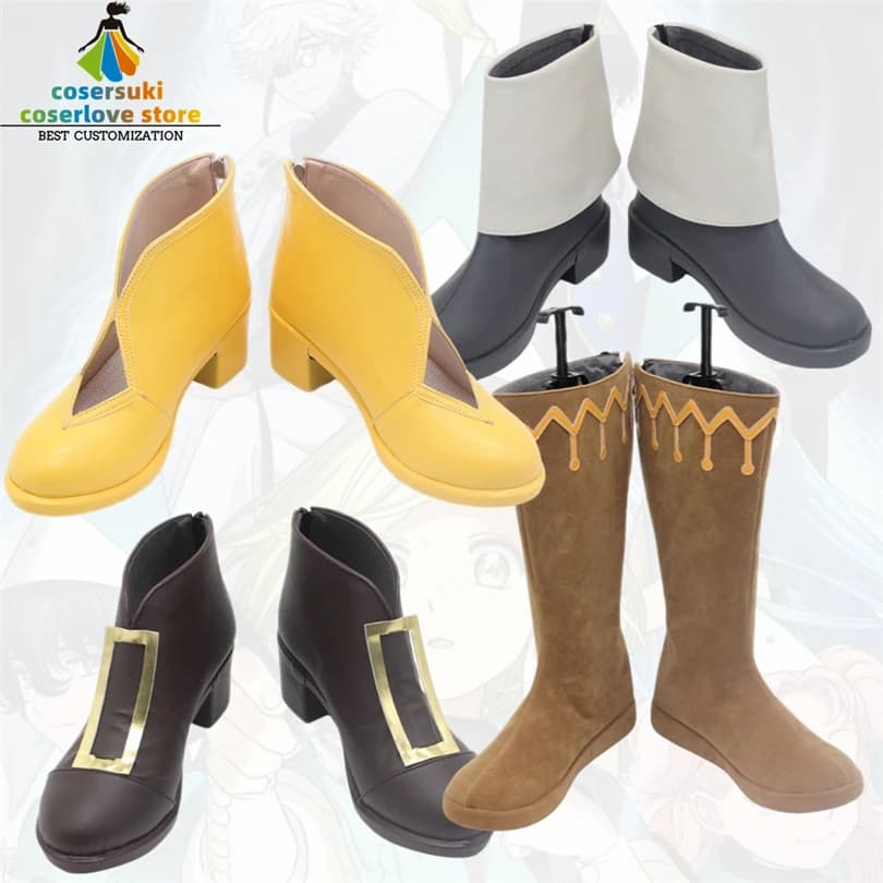 Witch Hat Atelier Coco Richeh Tetia Agott Arklaum Cosplay Shoes Boots Halloween Convention Event Anime Footwear