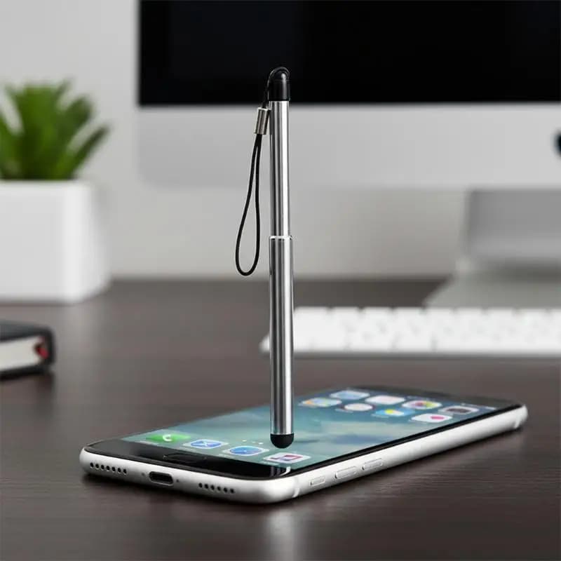 2 in 1 Universal Touch Screen Capacitive Stylus Pen Retractable For Tablet Phone Precise Drawing Office Home Study Use
