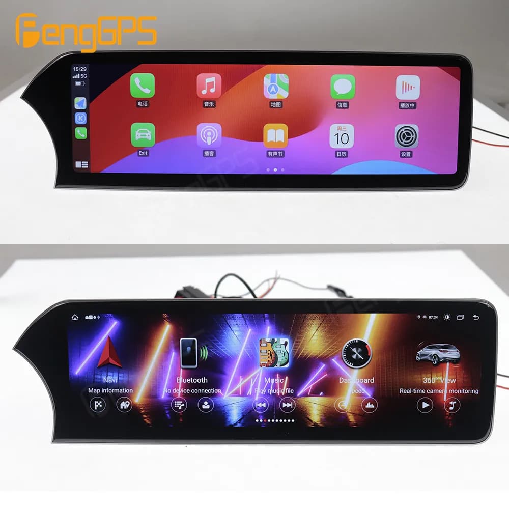 Per Mercedes-Benz C/GLC/V W205 2015-2018 Autoradio Wireless Carplay Android Auto Sistema Intelligente Lettore Multimediale Stereo