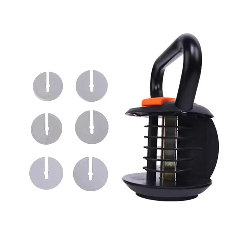 Kettlebell in ghisa con rivestimento in silicone colorato per fitness domestico ed esercizi di allenamento della forza