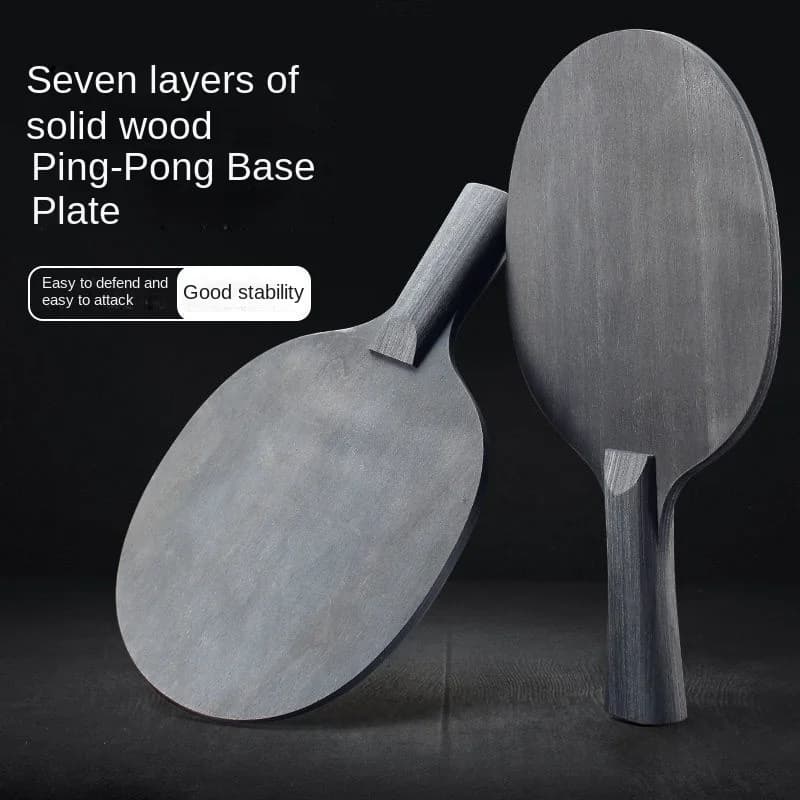 Bottom plate for ping pong rack horizontal straight plate 7 layers ebony